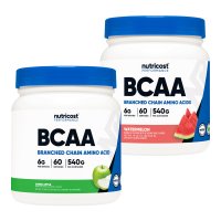 뉴트리코스트 BCAA 파우더 60회분 540g 그린애플맛