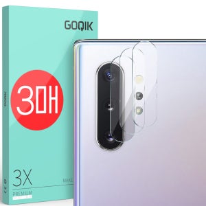 2.5D투명 카메라 렌즈 보호 풀커버 강화유리 필름 갤럭시 노트10, 3매입