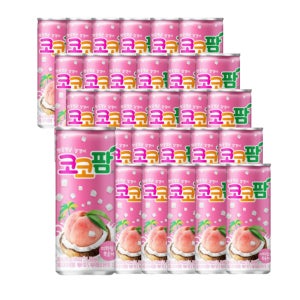 해태음료 코코팜 피치핑크 복숭아 240ml x 30캔 캔음료