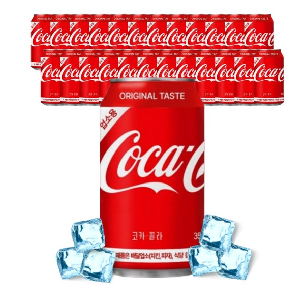 뚱캔 업소용 음료수 코카콜라 355ml 24캔