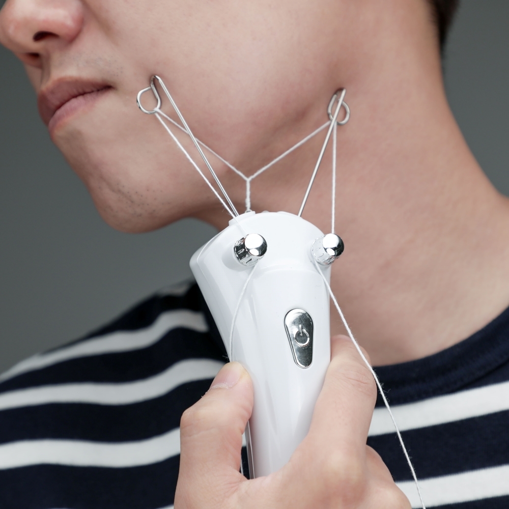 실면도기 얼굴솜털제거 잔털제거기 모근 남자수염제모기 가정용 여성 얼굴제모기계 바디트리머