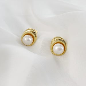 실버925 유니크 실버 진주귀걸이