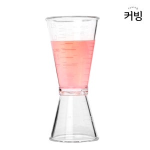카페 투명 칵테일 하이볼 지거 도구 PC 칵테일 지거 (20-40CC)