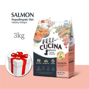 아스쿠 펠리쿠치나 연어 3kg 강아지 반습식사료