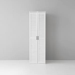 헤인 선반수납장 2문 60195 600mmx590mmx1950mm, 6단, 화이트파인베니어 0427.7835