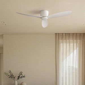조명 실링팬 천장선풍기 거실 타프팬 저소음 리디아 132cm 화이트