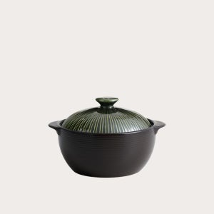 라인팟 세제 흡수 없는 무균열 뚝배기 18cm, 그린