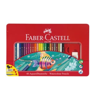 파버카스텔 틴케이스 수채색연필 48색 스케치세트