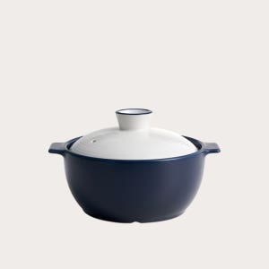 아름팟 세제 흡수 없는 무균열 뚝배기 18cm, 블루