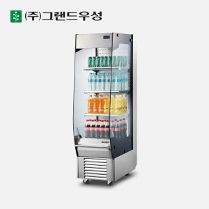 우성 오픈 냉장 쇼케이스 1740 화이트 간냉식 음료 냉장고
