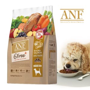 ANF 식스프리플러스 오리&연어 5.6kg 강아지 사료