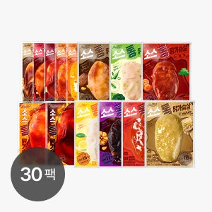 맛있닭 소스 통 닭가슴살 100g x 30팩 골라담기