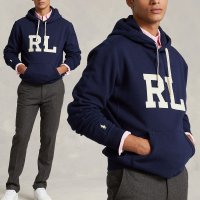 폴로 랄프 로렌 RL 후드티 Fleece Hoodie 네이비