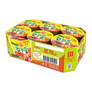 오뚜기 컵누들 로제맛 49.8g, 6개