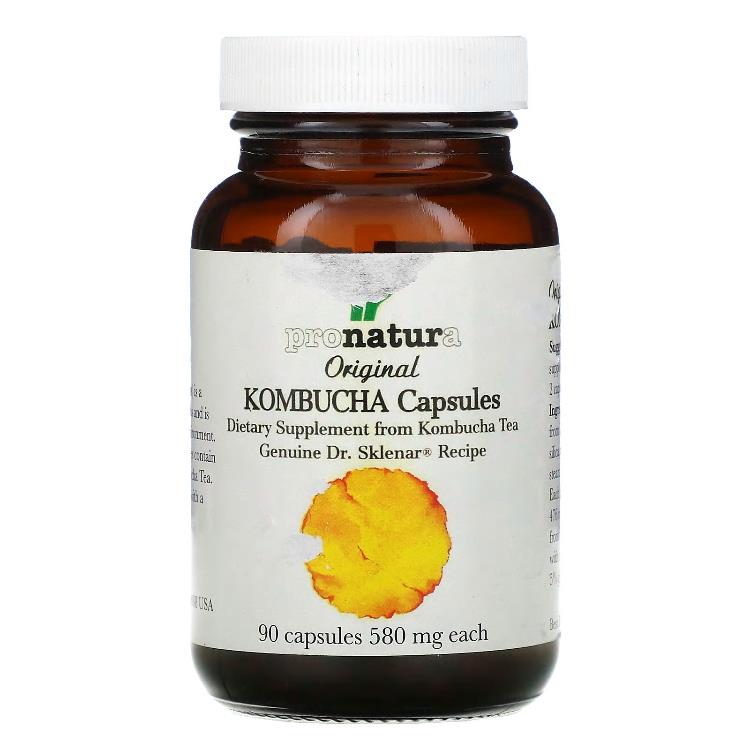 Pronatura (프로내추라) <b>콤부차 캡슐 580mg</b> 90정 US 직배송