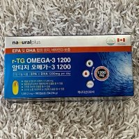 내츄럴플러스 알티지 오메가3 RTG EPA DHA 1200 임산부 1301.2mgx180캡슐