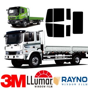 3M 루마 레이노 정품필름 메카트럭 프리마 노부스 대형 화물차 전용 썬팅필름 전면 앞유리 썬팅지 측후면 3M 블랙15