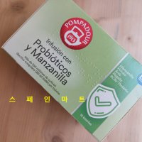 [프로바이오틱스 & 국화 티 / 폼파도르] Pompadour Probioticos y Manzanilla Tea 26.25g 15티백 8412900710019 스페인 차