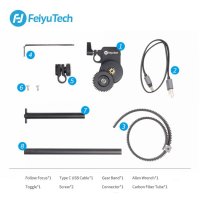 Feiyutech AKFII 브러시리스 모터 AK2000 AK4000 AK 시리즈 DSLR 안정기 짐벌 설치를위한 포커스 링 키트 따라 가기