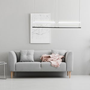 프리다 펜던트조명 식탁조명 (LED 15W) 시크한 선이 만든 공간의 재발견 블랙식탁등