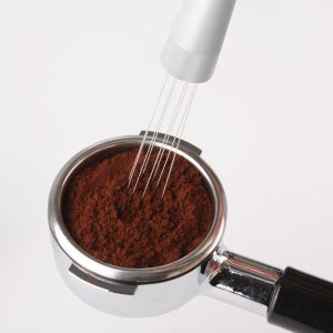 커빙 디스트리뷰터 커피 탬퍼 커피 도징 채널링 칠침봉 실버