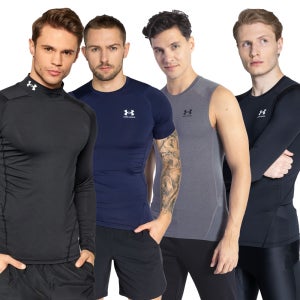언더아머 기능성 히트기어 컴프레션 아머 민소매 반팔 긴팔 헬스 스포츠