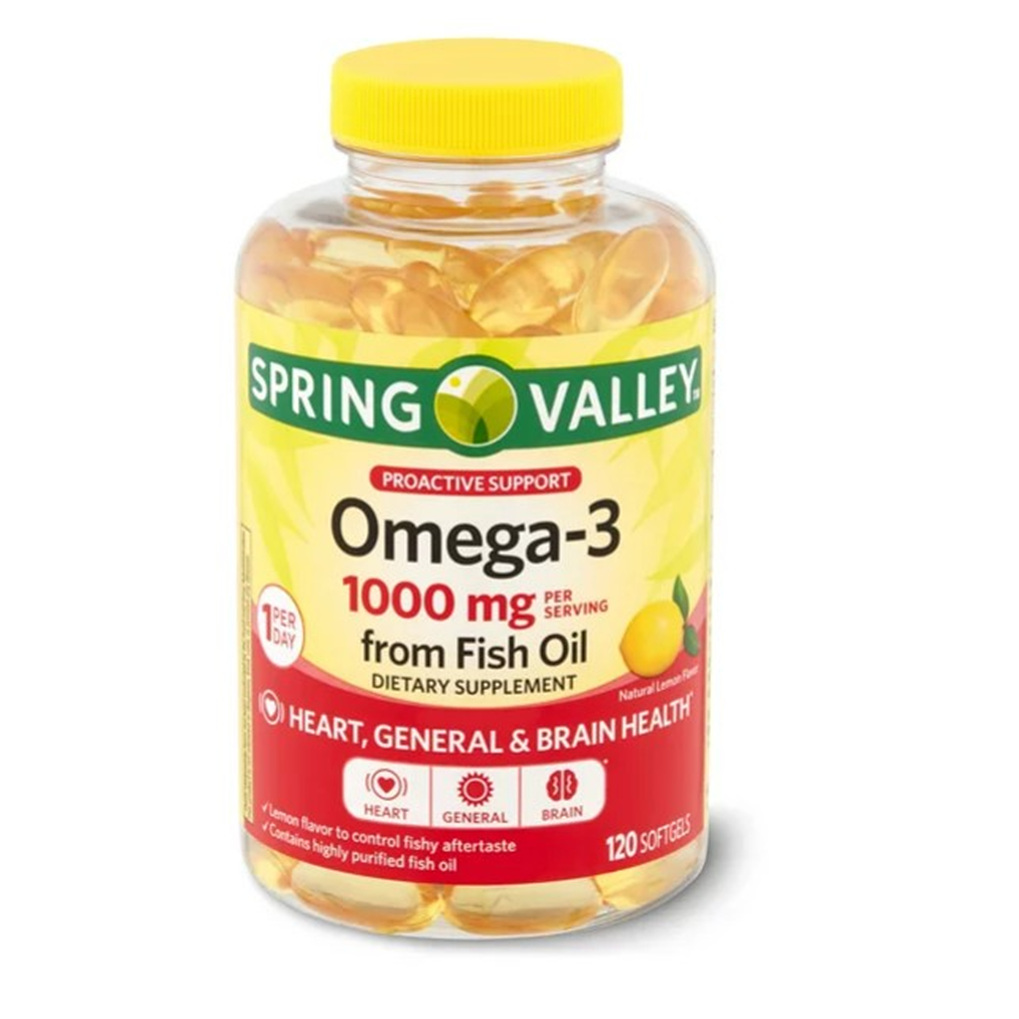 <b>스프링벨리</b> 오메가3 피시오일 1000mg 120정 X 1개