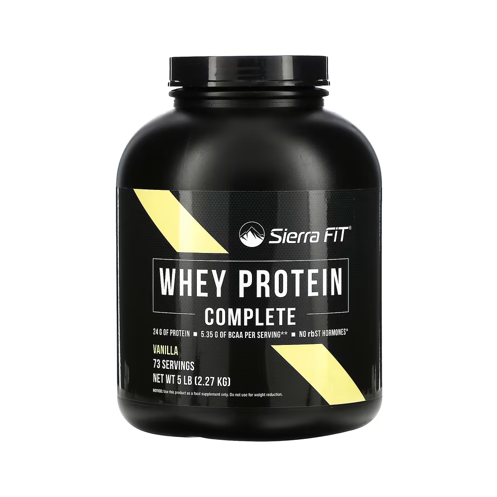 <b>시에라핏</b> 웨이 <b>프로틴</b> 컴플리트 유청<b>단백질</b> WPI WPC 분말 2.27kg 바닐라
