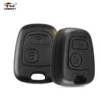 dandkey 2 button without blade remote car key case shell fob for citroen c1 c2 c3 pluriel c4 c5 c8