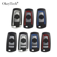 okeytech 34 button smart remote car key shell fob for bmw cas4 f 3 5 7 series e90 e92 e93 x5 f10