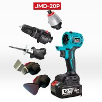 주피터 멀티툴 JMD-20P(해머 임팩 컷쏘 삼각샌딩 멀티커터)5IN1+배터리 만능풀세트