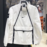 Nike Nike 남녀 스포츠 캐주얼 스탠드 칼라 우븐 더블 지퍼 풀오버 윈드 브레이커 재킷 재킷 CU4119