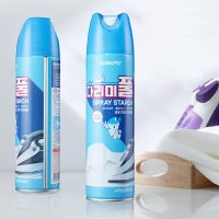 세탁소스프레이 정전기방지 다리미풀 옷주름스프레이 린넨 풀먹이기 480ml