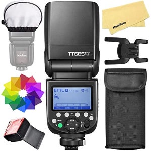 소니 카메라와 호환되는 godox tt685ii-s 플래시 고속 컬러필터촬영조명 플래시