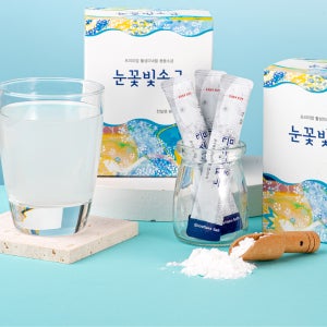 용융소금 1200도 천일염 미네랄 소금물 알칼리 휴대용 스틱 융용 소금 4g, 30개