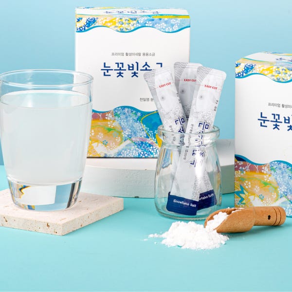 용융소금 1200도 천일염 미네랄 소금물 알칼리 휴대용 스틱 융용 소금