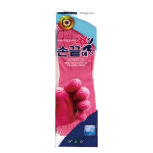 손끝에 별 고무장갑 M(중형), 1개