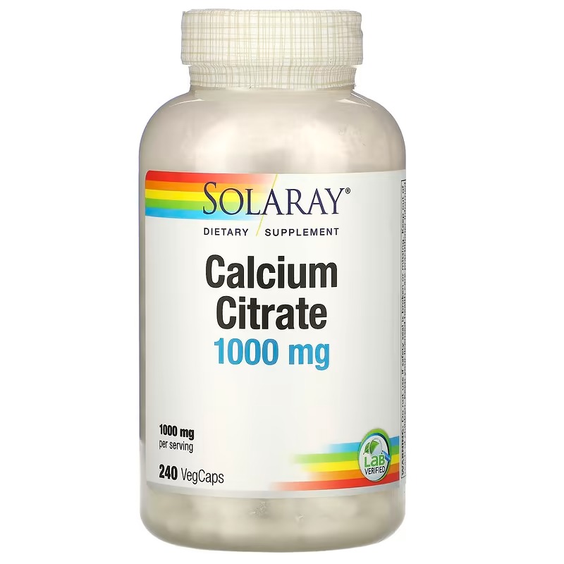 솔라레이 <b>칼슘 시트레이트 250mg</b> 240베지캡슐
