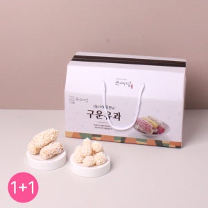 온미당 찹쌀 구운 유과 100gX4입 한과선물세트 2세트