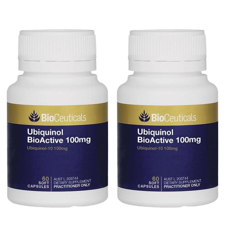 BioCeuticals <b>바이오</b>슈티<b>칼스</b> 유비퀴놀 <b>바이오</b>액티브 100mg 60소프트캡슐 2팩