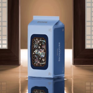 베베숲 시그니처 위드 블루 아트에디션 아기물티슈 70매 캡형 10팩+10팩