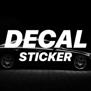 데칼 스티커 주문제작 자동차 오토바이 차량용