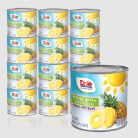 Dole 돌 파인애플 슬라이스 통조림 439g 12개 아이들간식