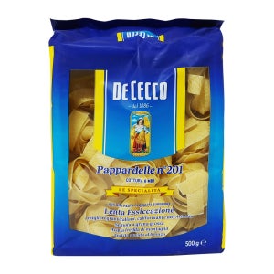 투움바 볼로노제 소스가 잘 묻는 넓직한 데체코 파파델리 파스타 500g