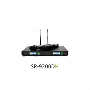 DEAN AUDIO SR-9200D 2채널 무선 핸드 마이크 2개 리시버 UHF 900MHz 송신기 수신기 세트 강의용 공연용 행사용 교회 설교