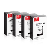 공식인증점 WD ULTRASTAR HC570 22TB 7200RPM 4PACK HDD 울트라스타 22테라 하드디스크 4패키지 CMR 무상 3년 나스용 WUH722222ALE6L4