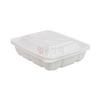 사각 찜용기 JH 2722 소 2000ml 100세트 백색