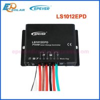 미니 태양열 시스템 패널 컨트롤러 LS1012EPD 10A 12V 충전기 배터리 PWM EPEVER EPSolar 브랜드 LED 표시기 태양전지 전지