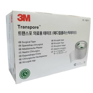 3M 투명반창고 트랜스포 의료용 플라스틱 테이프 12개 (1527-1)