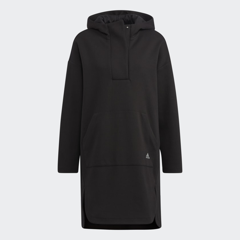 아디다스 HM2824 PRSVE 오버사이즈 핏 더블 니트 후두 튜닉